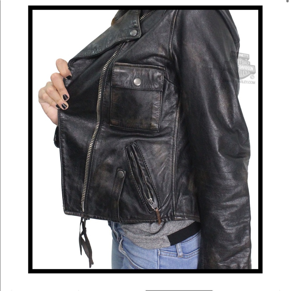 Harley-Davidson Wild Distressed Eagle Patch Biker… - image 4